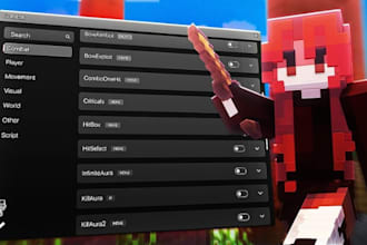 make a custom minecraft hack client with custom branding
