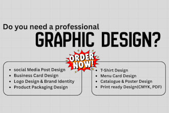graphic design for poster branding 3d logo streetwear tshirt document via canva