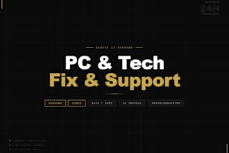 give you remote tech support