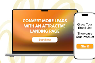 design an awesome landing page