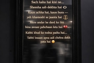 write emotional hindi shayarisad quotes instagram captions