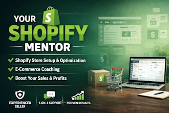 be your shopify mentor, dropshipping coach