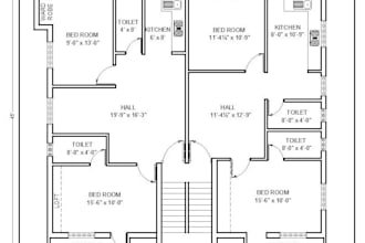create 2d architectural and civil working drawing in autocad