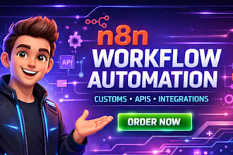 build n8n automation, n8n ai agent, ai automation, n8n api integration, workflow