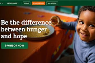 charity website, non profit website, nonprofit, ngo and donation website on wix