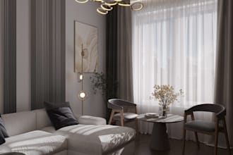 create realistic 3d interior renders for apartments and houses
