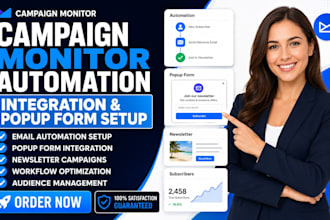 setup campaign monitor automation  integration campaign monitor popup form