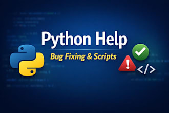 fix bugs or write a simple python script