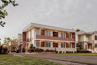 recreate unit apartment building,balcony terrace,housing estate,exterior render