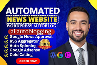 build ai wordpress autoblog or autopilot automated news website
