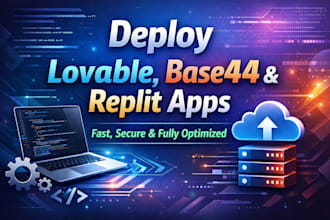 deploy, fix, and optimize apps from lovable, base44, and replit, bolt new