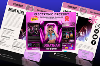design speaker kit, speaker sheet, epk, media kit, one sheet