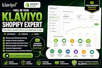 be your klaviyo shopify expert for email marketing and automation