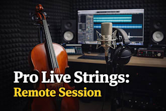 record professional live cello or violin for your song