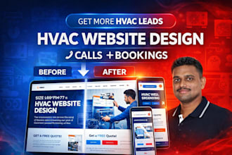 design hvac website that generates leads