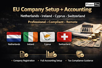 register your company in netherlands, ireland, cyprus or switzerland setup