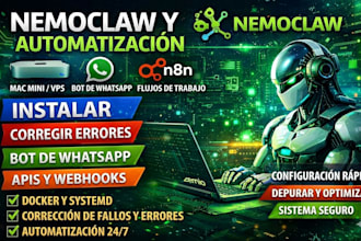 corregir instalar nemoclaw openclaw vps servidor ia macmini whatsapp bot discord