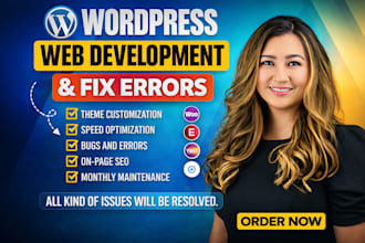 fix wordpress issues fix wordpress critical error woocommerce fix wordpress bugs