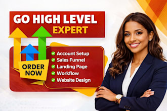be your go high level expert for go highlevel website sales funnel work flow