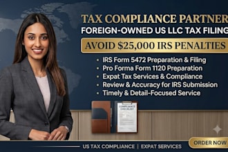 file form 5472 and 1120 for foreign owned llc US tax