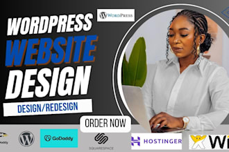 create wordpress website on ionos, bluehost, godaddy, siteground, hostinger