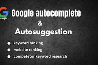 do google autocomplete, autosuggestion and keyword research