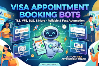 customize booking bot,vfs appointment,vfs appointment bot,vfs bot,ticket bot