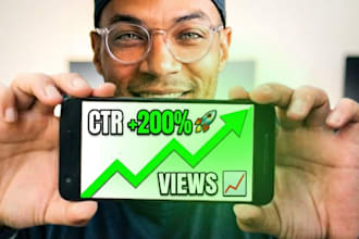 create high CTR thumbnails fast