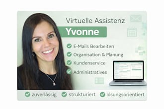 ich unterstütze dich als virtuelle assistenz
