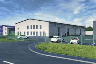 do an optimize industrial warehouse layout in autocad or sketchup,factory render
