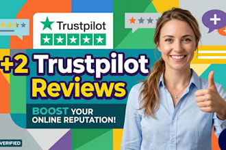 provide 2 new trustpilot reviews with fast delivery