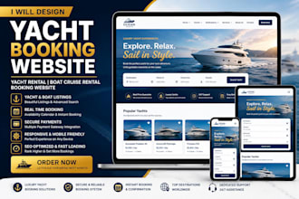 design yacht booking website yacht rental boat cruise rental booking website