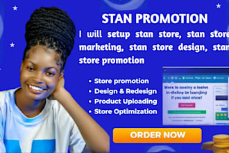 setup stan store, stan store marketing, stan store design, stan store promotion