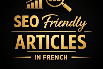 write french SEO blog posts and articles