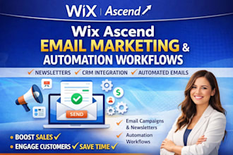 do shopify wix ascend email marketing automation workflow newsletter campaign