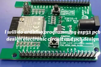 do arduino programming esp32 pcb design electronic circuit and pcb design