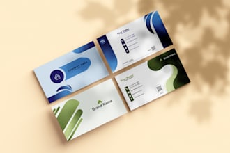 create luxury and modern business card