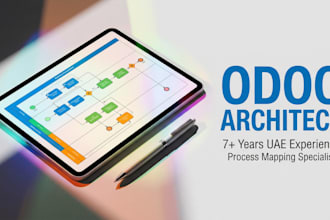 provide a professional odoo business analysis and process mapping
