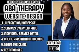 aba therapy website behavior analyst website aba clinic website autism therapy