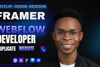 design framer website webflow developer duplicate divi website hostinger website