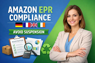 do epr registration and compliance for amazon germany france UK ireland sellers