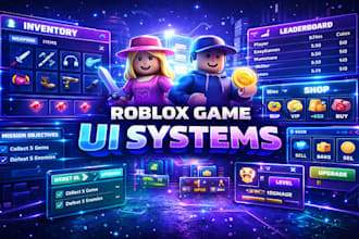 create roblox game, scripting, map design and full game system