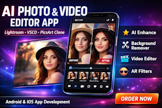 develop ai photo, video editing app, ai editor, lightroom, vsco, picsart clone