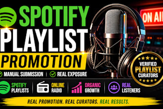submit your music to spotify playlist curators and online radio stations