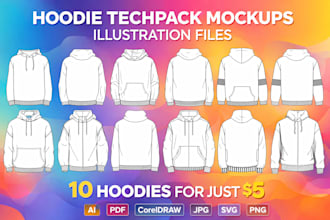 sell t shirt vector mockup bundle