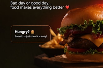 design eye catching social media ads zomato style food ads