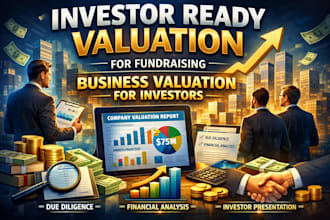 accurate business valuation financial analysis dcf model, investor ready reports
