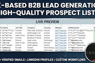 do targeted b2b lead generation and prospect lists