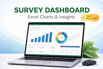 create custom survey dashboards with excel charts and summary reports