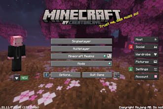 design a custom ressource pack for you